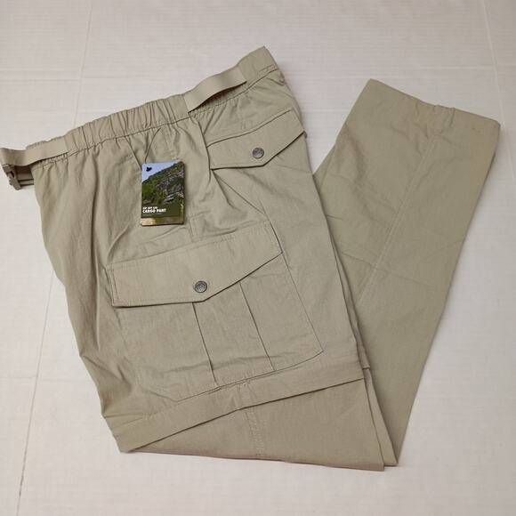 Ozark Trail Convert Cargo Pants Men's Size 34x30 Green Touch - Picture 1 of 11